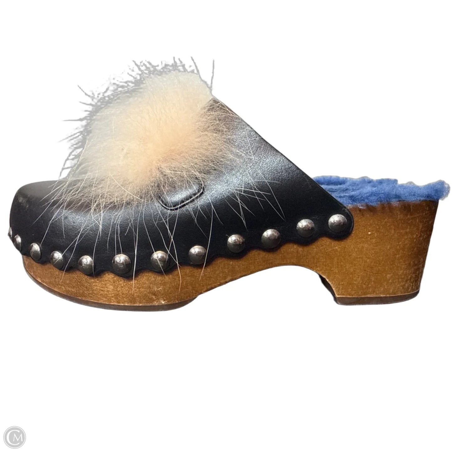 Shoes Luxury Designer By Fendi In Black, Size: 6.5