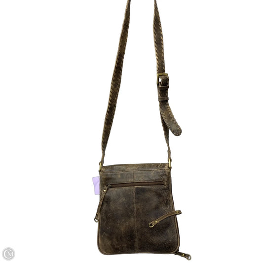 Crossbody Leather By Cmc, Size: Medium