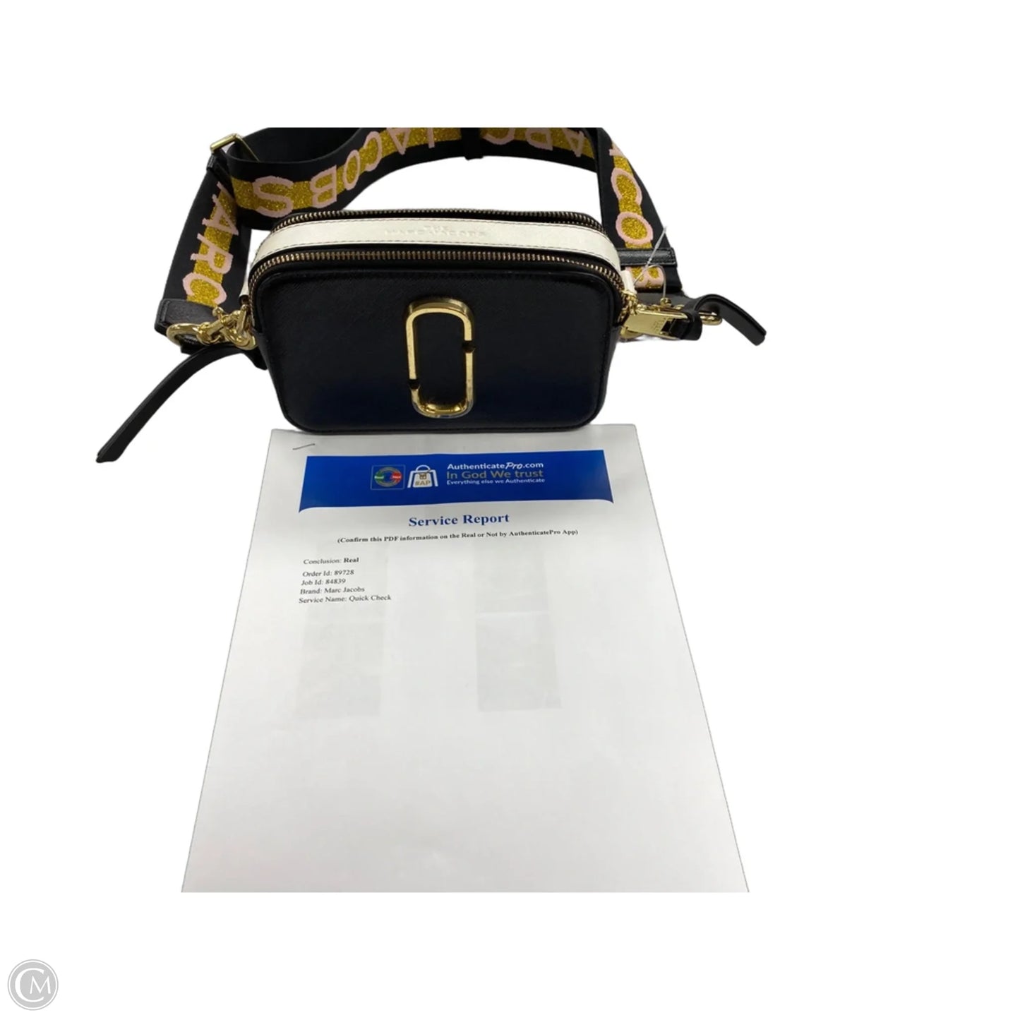 Crossbody Luxury Designer By Marc Jacobs, Size: Small