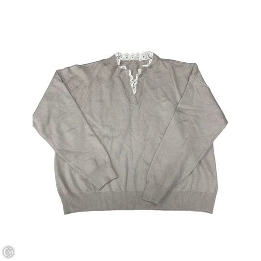 Sweater By Cme In Beige, Size: Xl