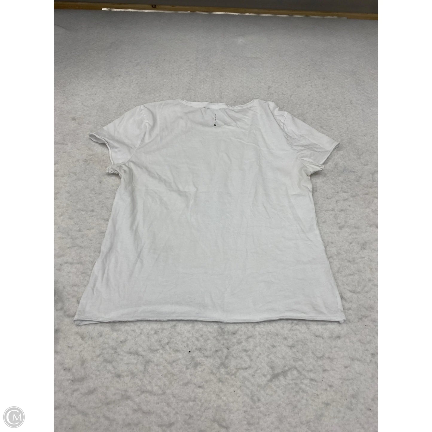Top Short Sleeve Designer By All Saints In White, Size: M