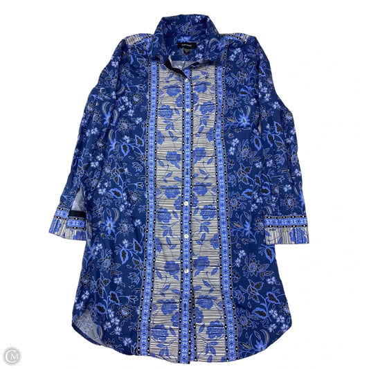 Dress Casual Short By Karen Kane In Black & Blue, Size: S