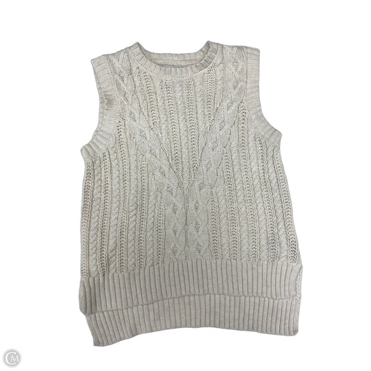 Vest Sweater By Rachel Zoe In Ivory, Size: Xs