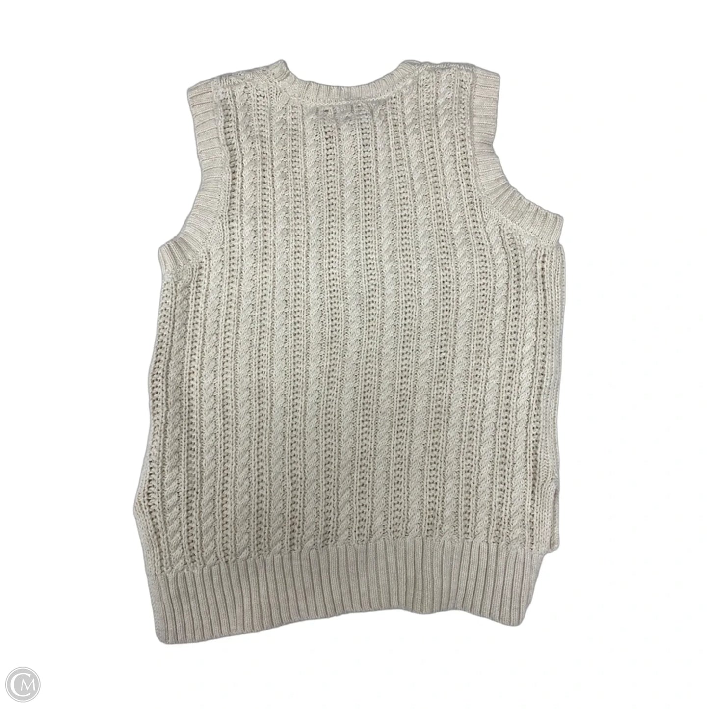 Vest Sweater By Rachel Zoe In Ivory, Size: Xs