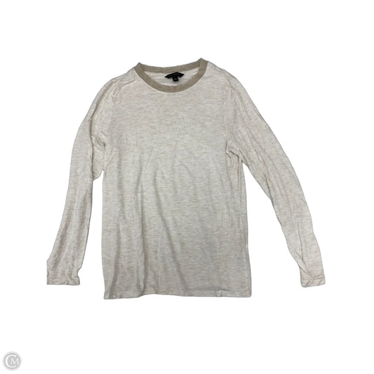 Top Long Sleeve By Banana Republic In Gold & Tan, Size: M