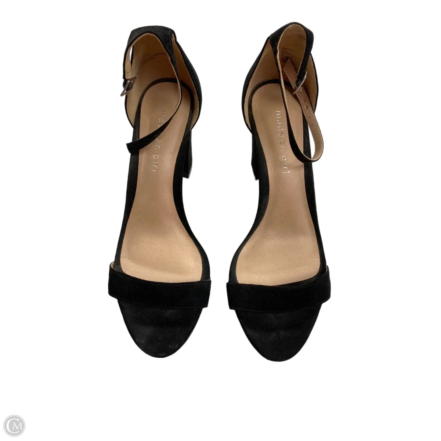 Sandals Heels Block By Steve Madden In Black, Size: 9