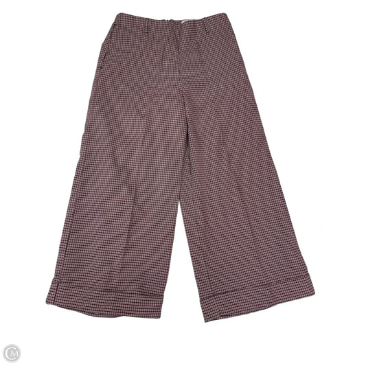 Pants Cropped By Clothes Mentor In Black & Red, Size: 6