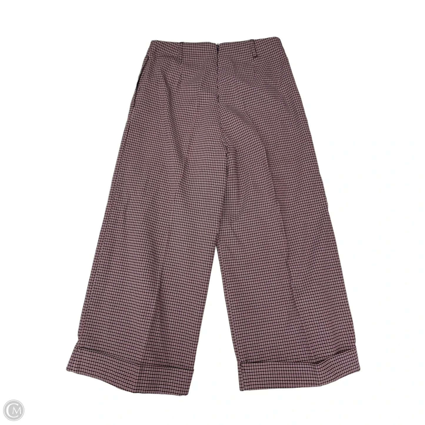 Pants Cropped By Clothes Mentor In Black & Red, Size: 6