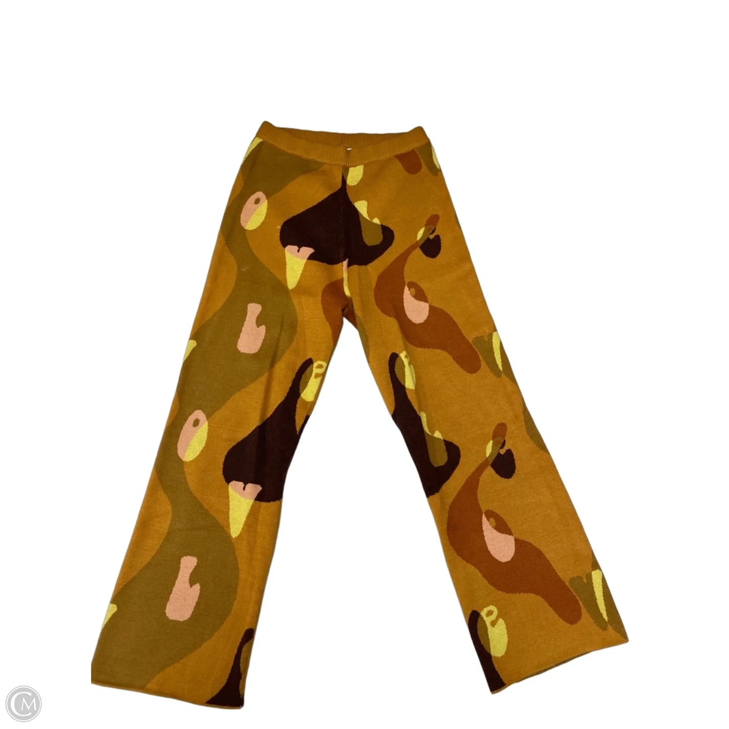 Pants Set 2pc By Clothes Mentor In Brown & Tan, Size: Xs