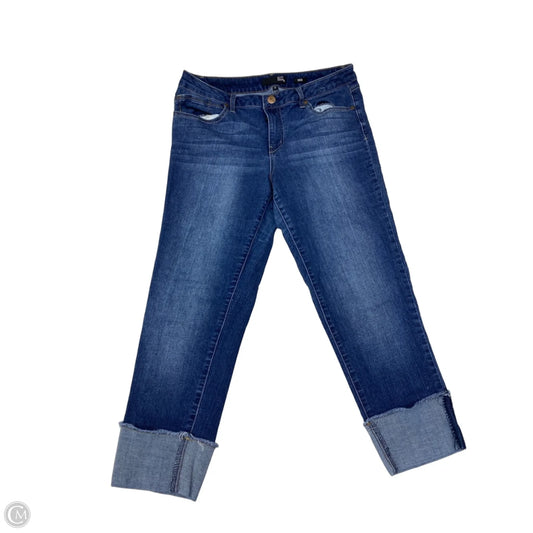 Jeans Cropped By 1822 Denim In Blue Denim, Size: 14
