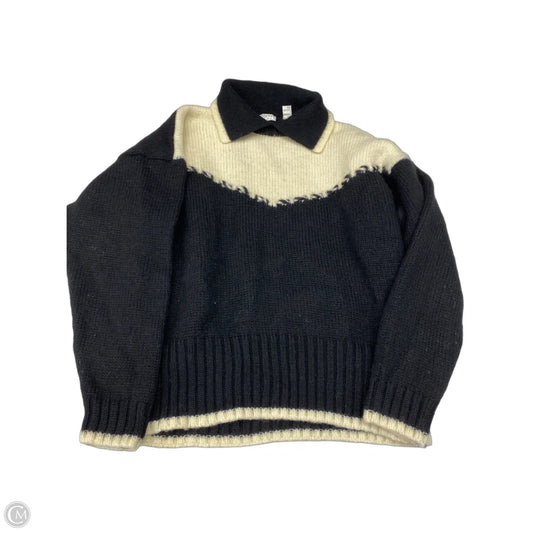 Sweater By Esprit In Black & Cream, Size: S