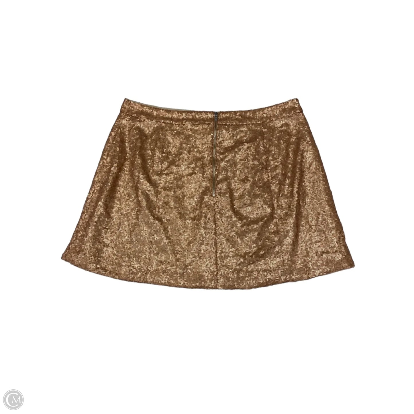 Skirt Mini & Short By Decree In Gold, Size: Xl