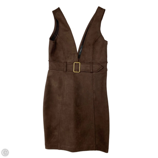 Dress Casual Short By Forever 21 In Brown, Size: M