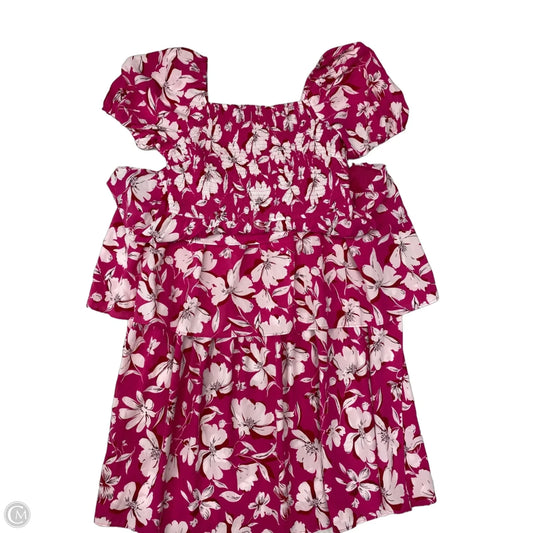 Dress Casual Maxi By Btfbm In Pink & White, Size: L