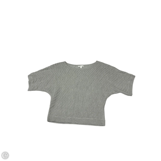 Sweater Short Sleeve By New York Jean Company In Grey, Size: Xs