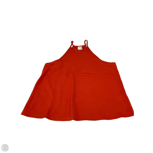 Blouse Sleeveless By Paper Crane In Orange, Size: S