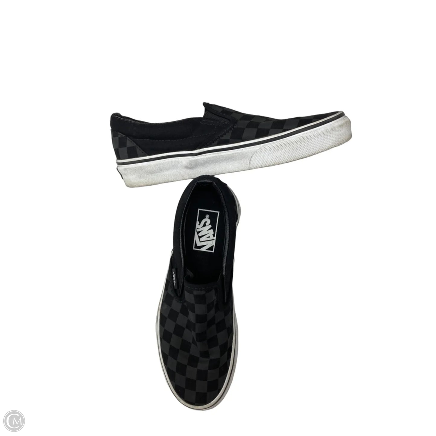 Shoes Sneakers By Vans In Black, Size: 6.5