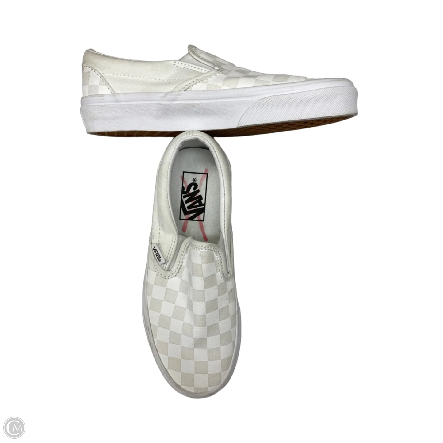 Shoes Sneakers By Vans In White, Size: 6.5