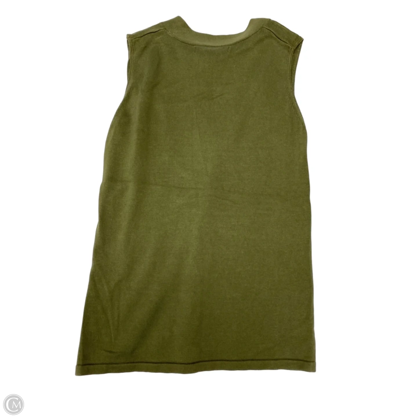 Top Sleeveless By Clothes Mentor In Green, Size: M