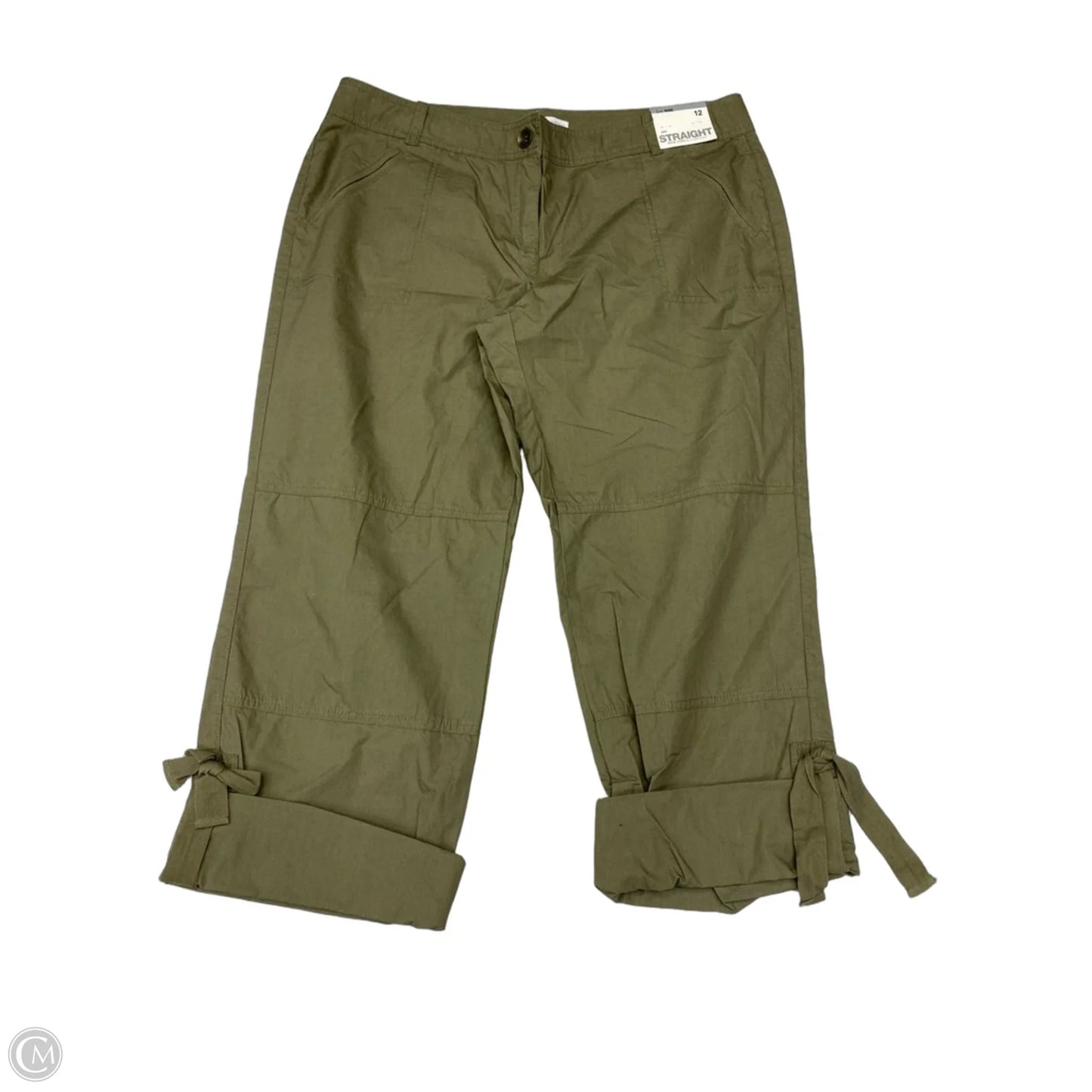 Pants Cropped By New York And Co In Green, Size: 12