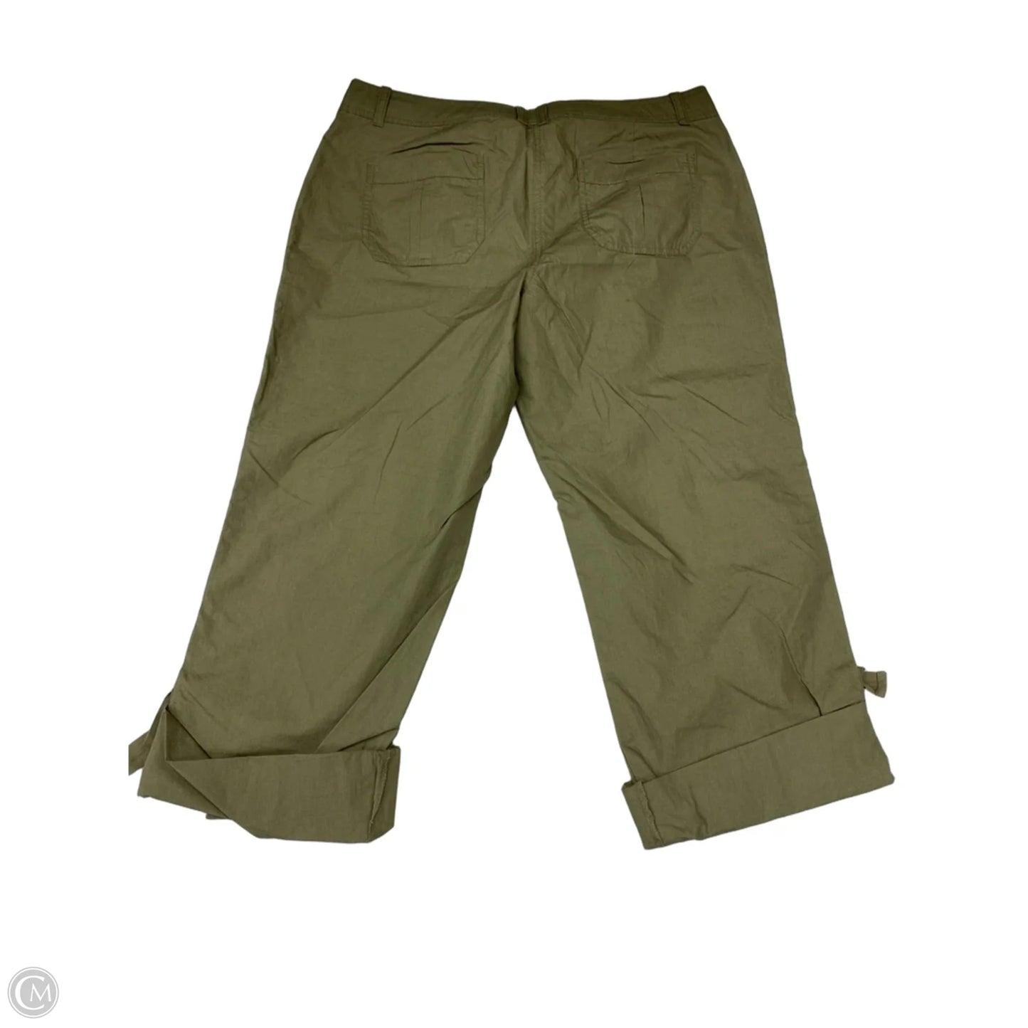 Pants Cropped By New York And Co In Green, Size: 12