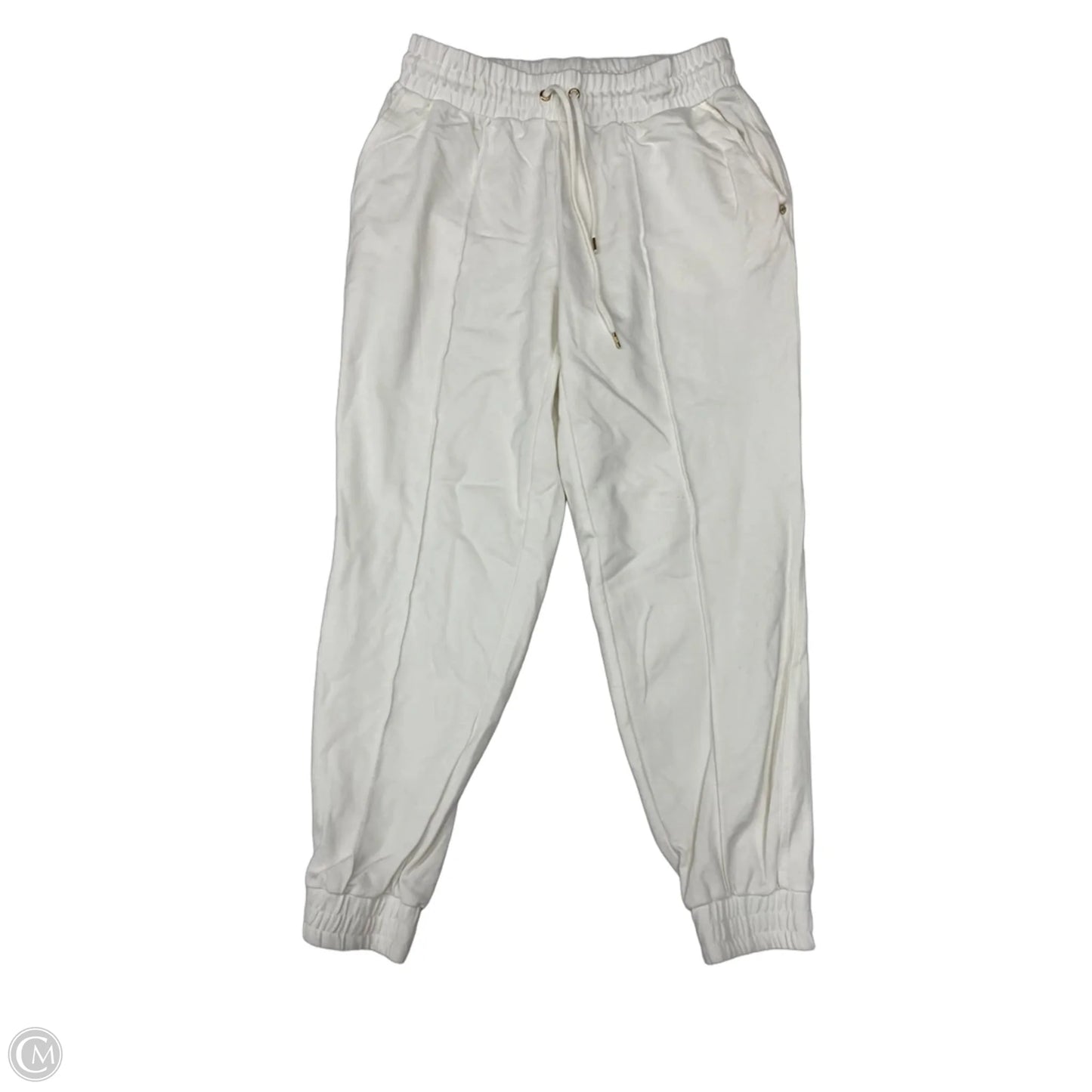 Pants Joggers By Anne Klein In Cream, Size: Xs