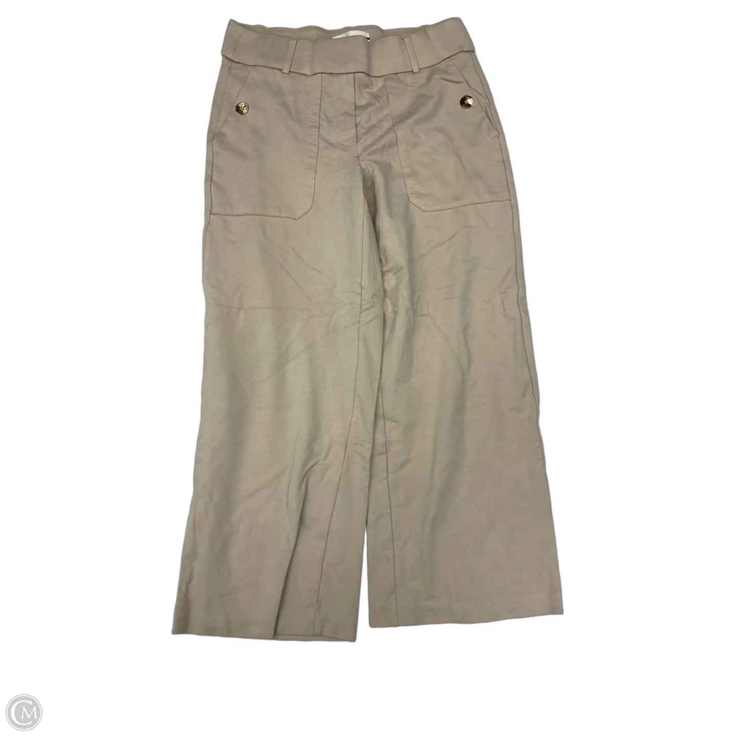 Pants Cropped By Jules & Leopold In Beige, Size: S