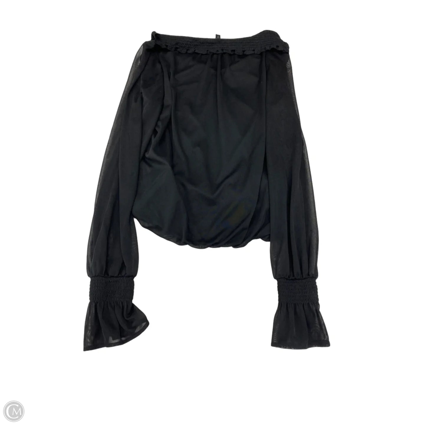 Top Long Sleeve By Express In Black, Size: S