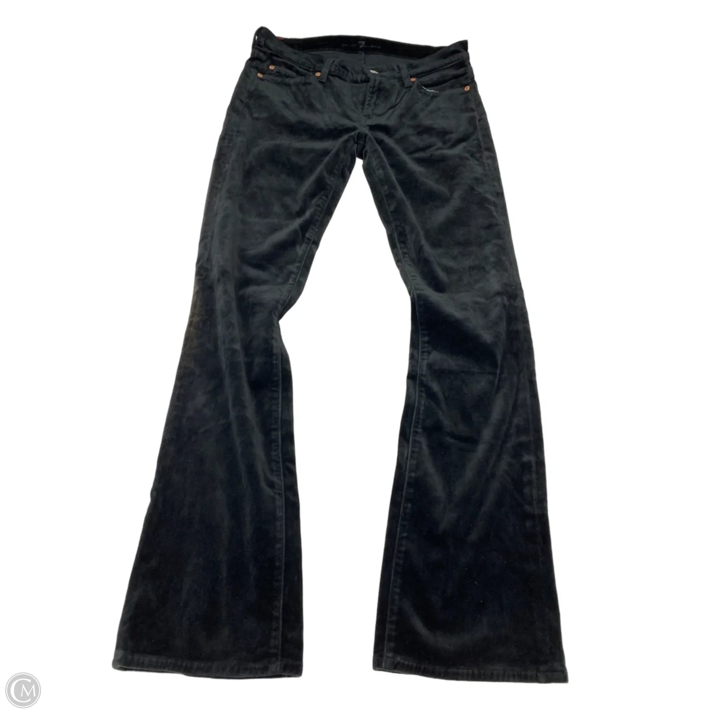 Pants Corduroy By 7 For All Mankind In Black, Size: 8