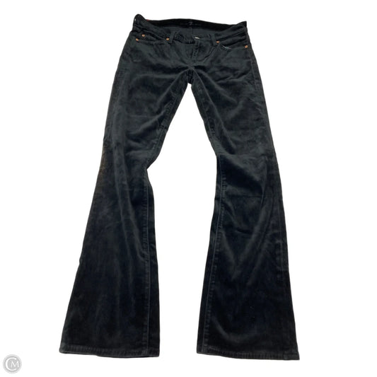 Pants Corduroy By 7 For All Mankind In Black, Size: 8