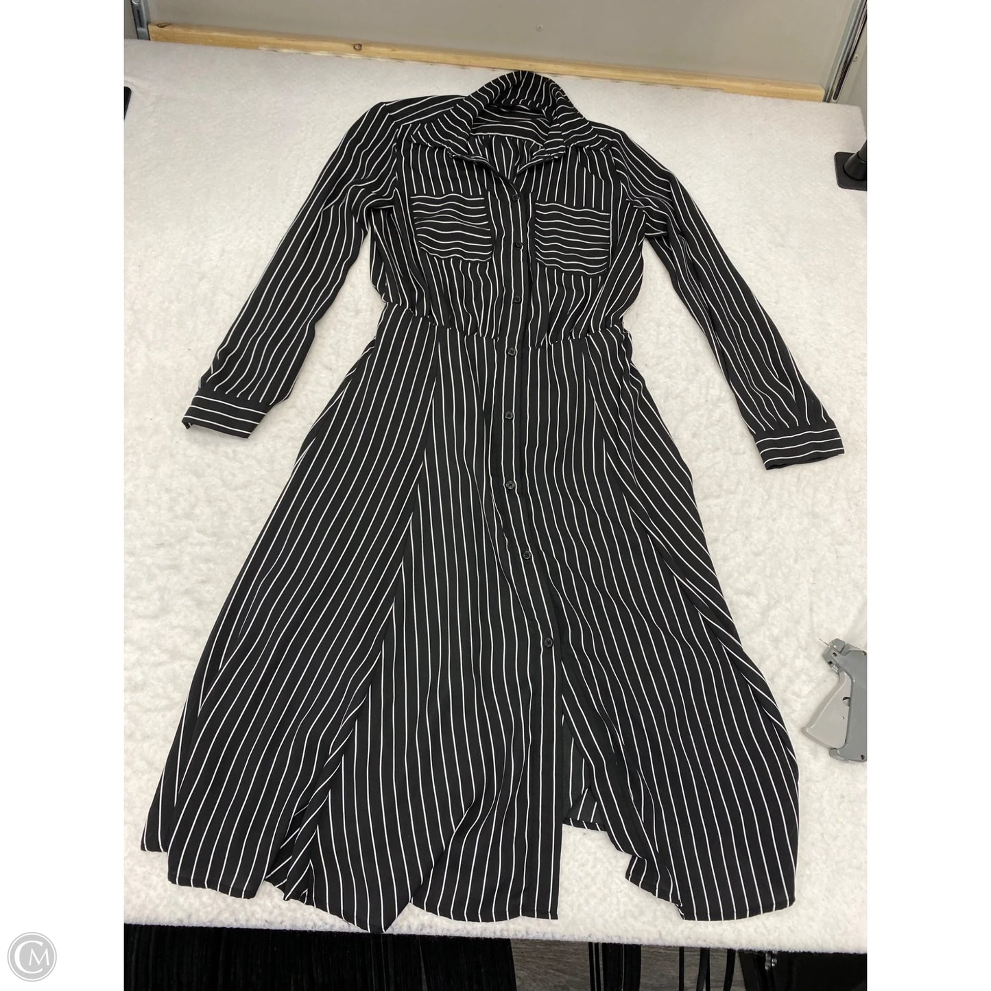 Dress Work By Who What Wear In Black & White, Size: S