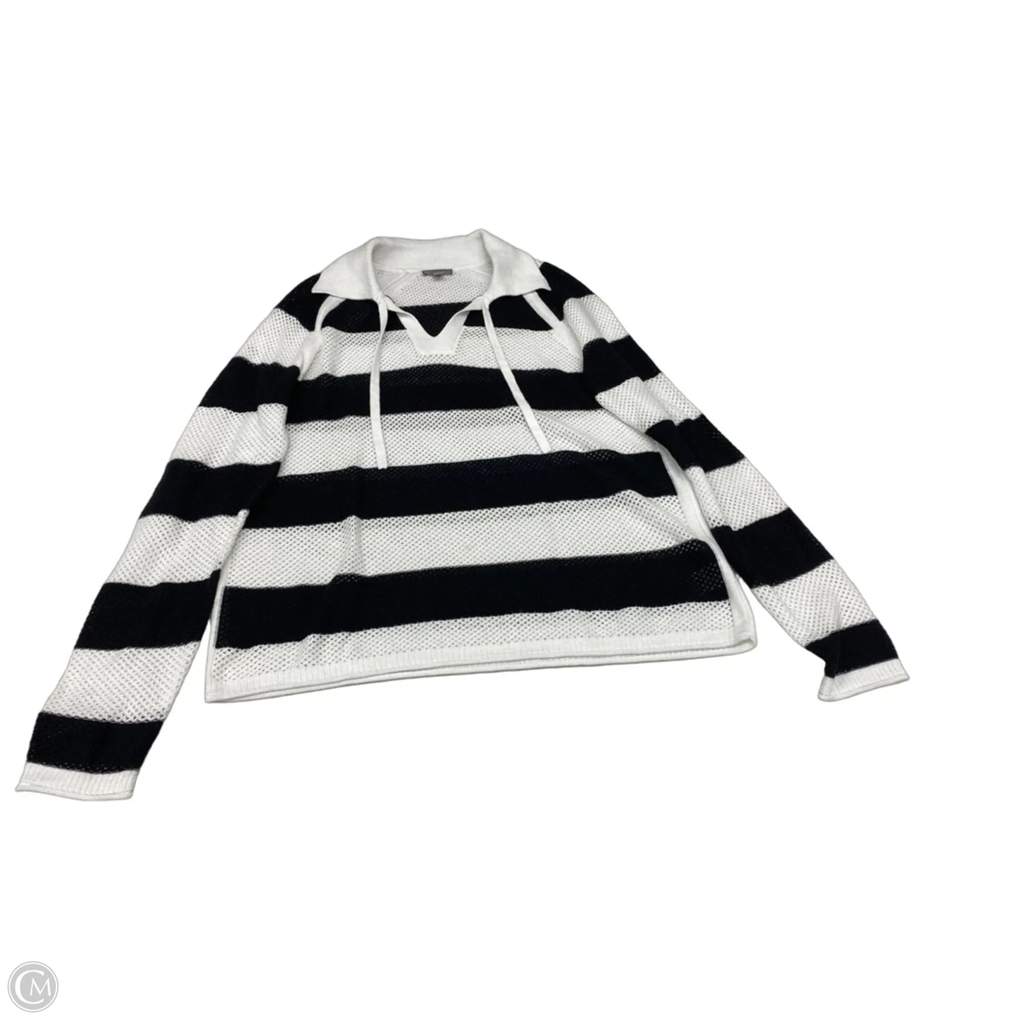 Sweater By Talbots In Black & White, Size: Xs