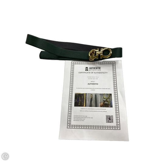 Belt Luxury Designer By Ferragamo, Size: Medium