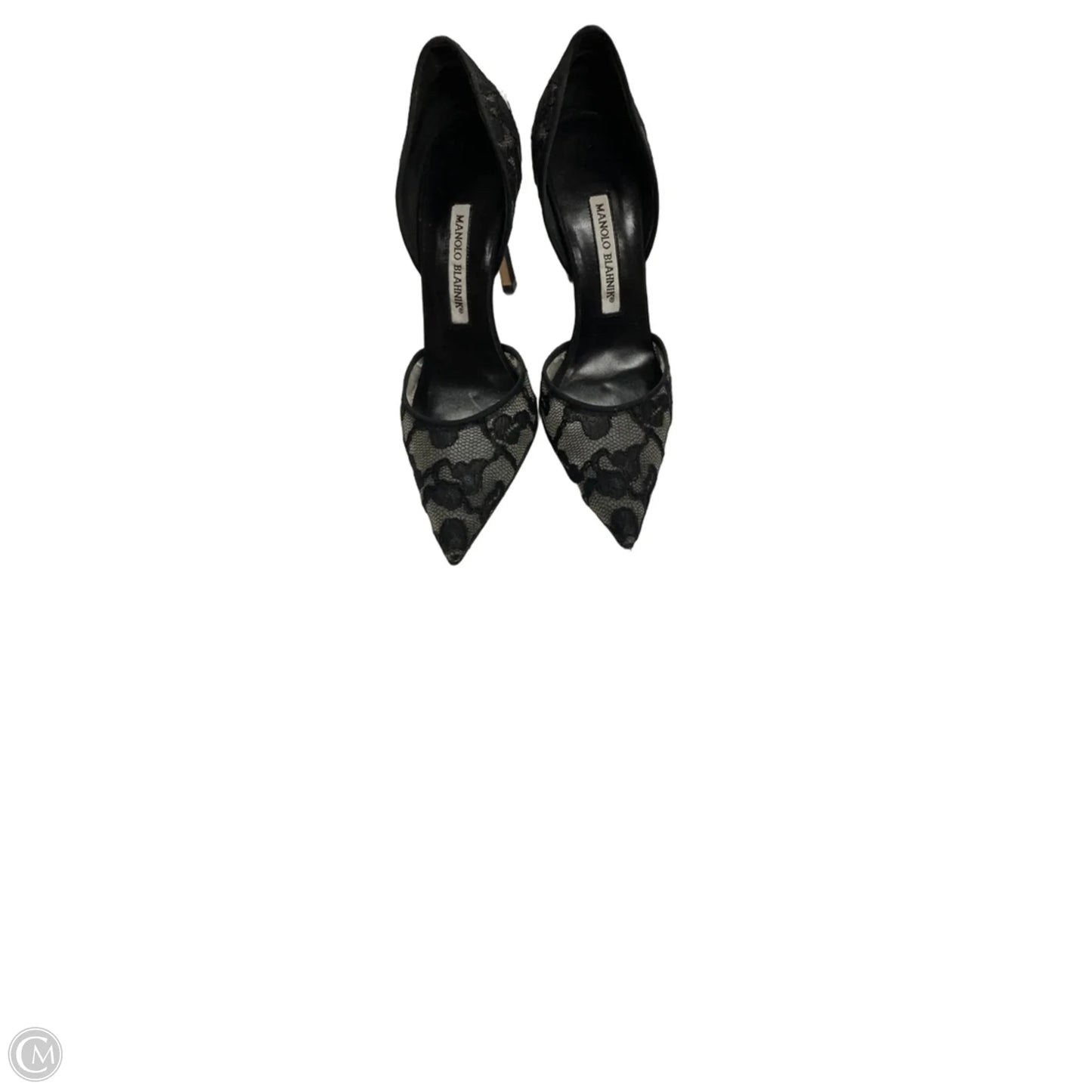 Shoes Luxury Designer By Manolo Blahnik In Black, Size: 7