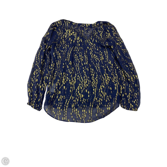 Top Long Sleeve Designer By Lilly Pulitzer In Navy, Size: S