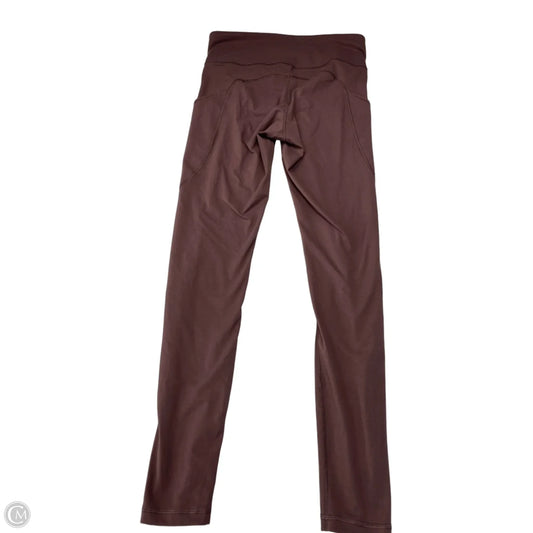 Athletic Leggings By Crz Yoga In Brown, Size: L