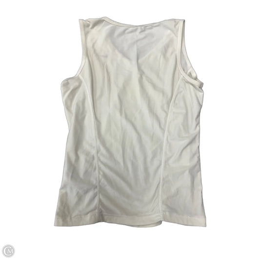 Athletic Tank Top By Nike In Cream, Size: S