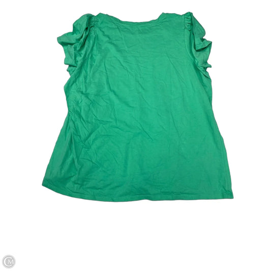 Top Short Sleeve By Crown And Ivy In Green, Size: 3x