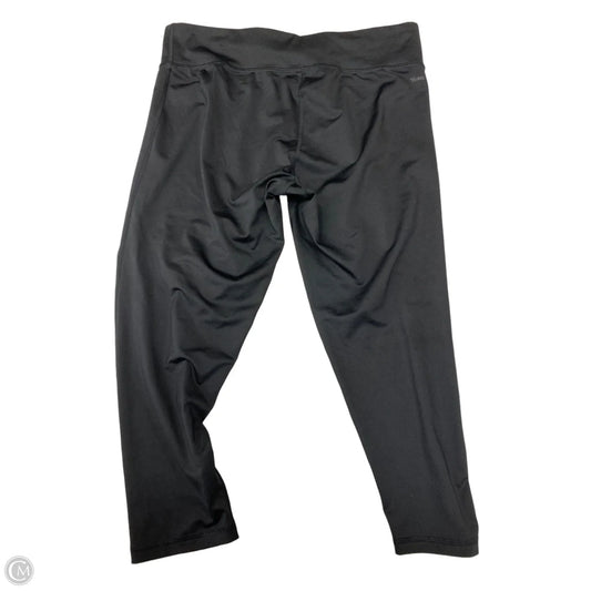 Athletic Capris By Adidas In Black, Size: L