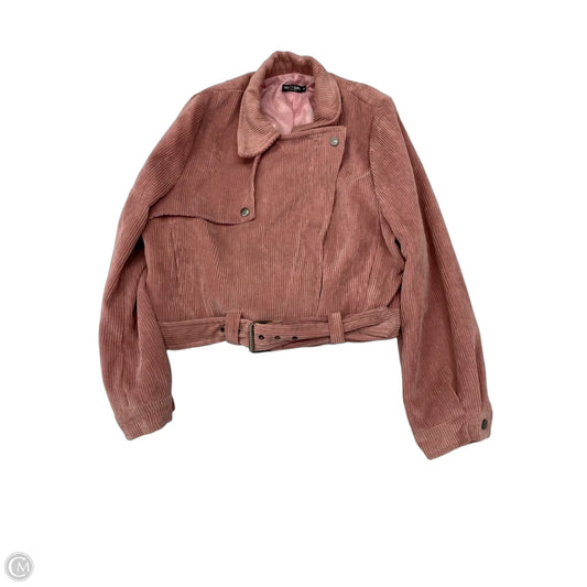 Jacket Moto By Nasty Gal In Pink, Size: M