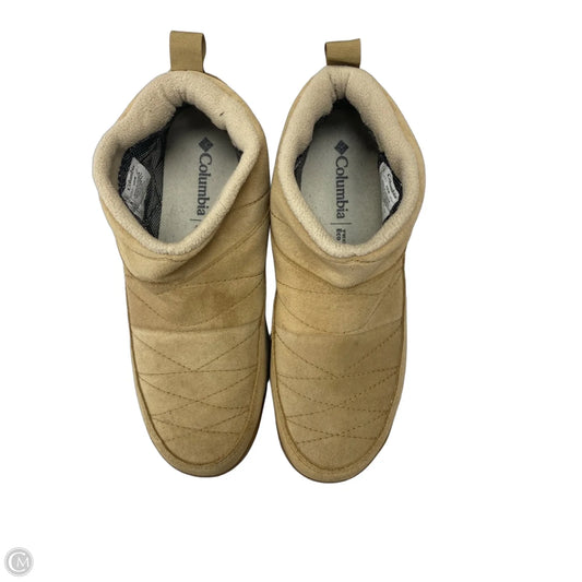 Boots Ankle Flats By Columbia In Tan, Size: 10