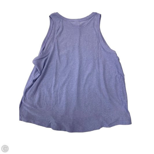 Athletic Tank Top By Athletic Works In Purple, Size: L