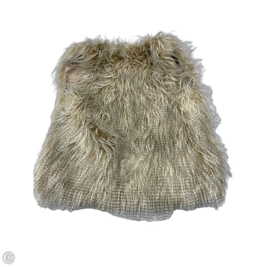 Vest Faux Fur & Sherpa By Cupcakes And Cashmere In Beige, Size: Xs