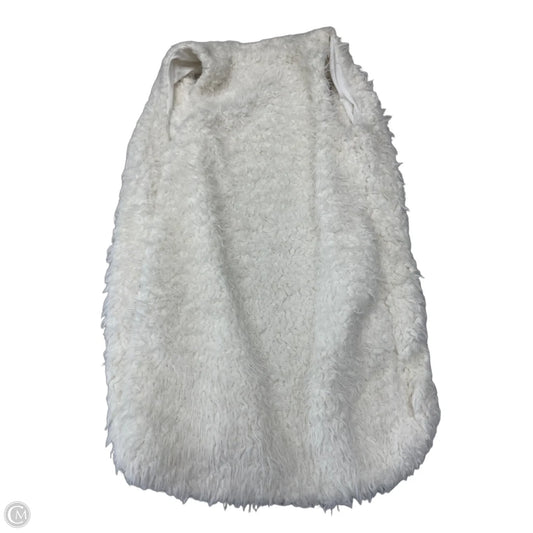 Vest Faux Fur & Sherpa By Ashley In Ivory, Size: S
