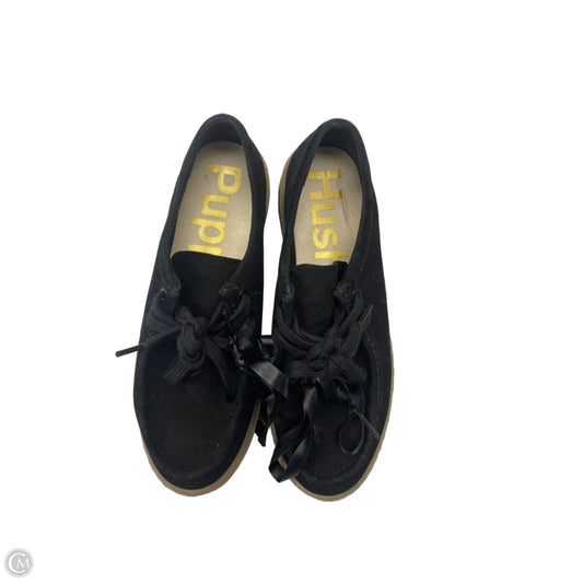 Shoes Heels Platform By Hush Puppies In Black, Size: 9.5