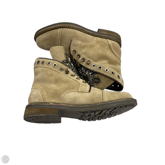 Boots Combat By Vince Camuto In Tan, Size: 10