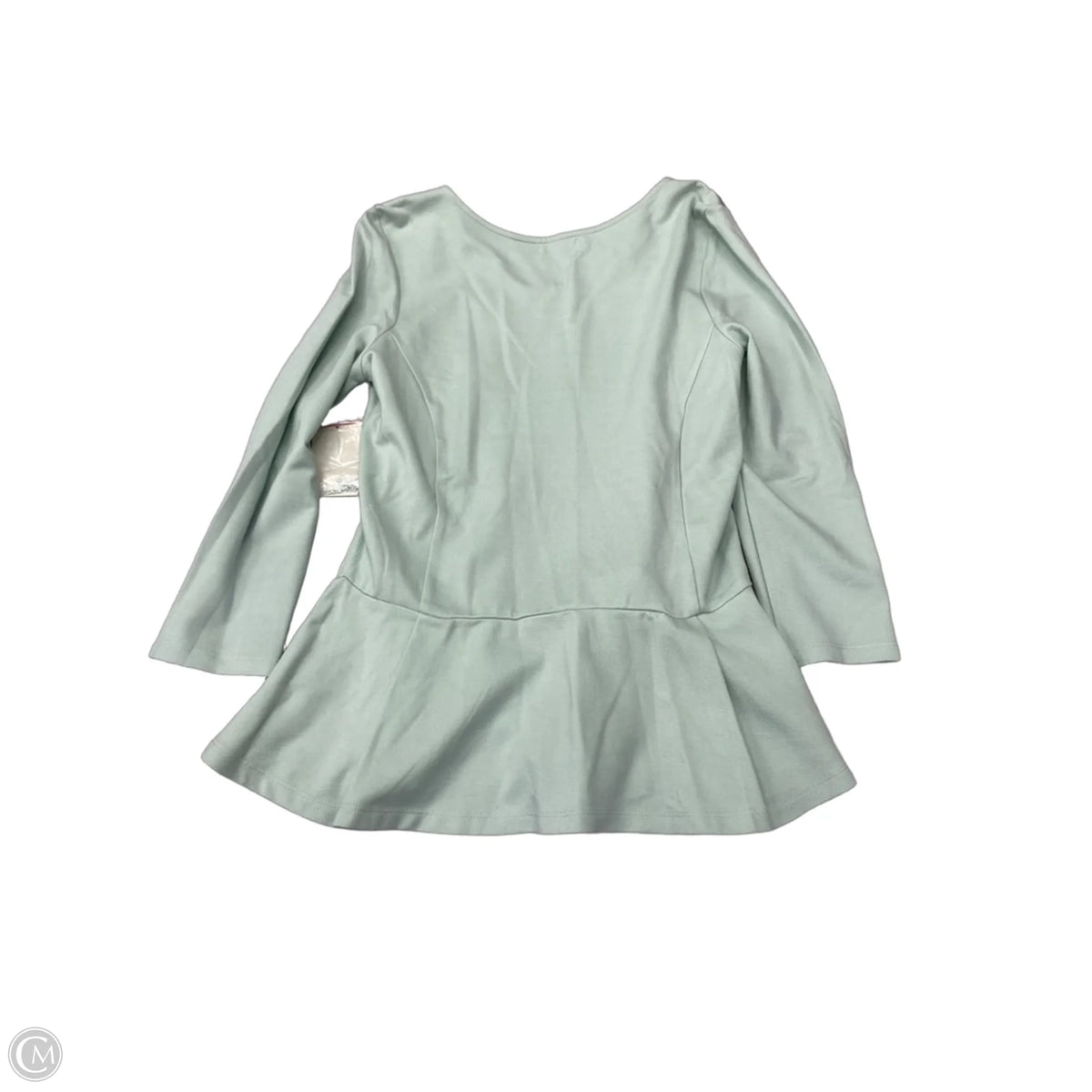 Top Long Sleeve By Hinge In Green, Size: M