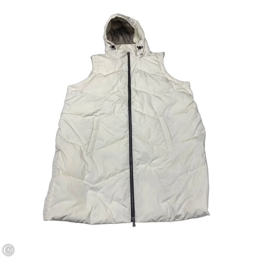Vest Puffer & Quilted By Clothes Mentor In Cream, Size: Xl