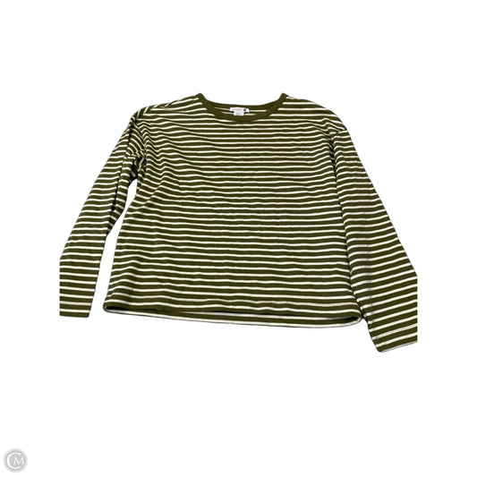 Top Long Sleeve By Sundry In Striped Pattern, Size: Xs