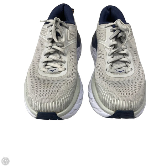 Shoes Athletic By Hoka In Blue & Grey, Size: 8